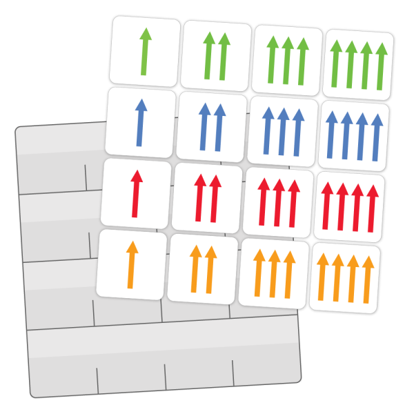 Ensemble de pièces de jeu en plastique